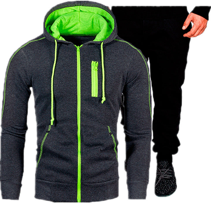 Lune London men's hoodie jacket and jogger pants set