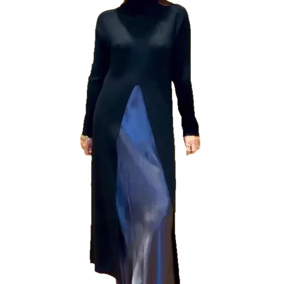 Robe Maxi Élégante pour Femme avec Fente Latérale Raffinée Chic & Stil