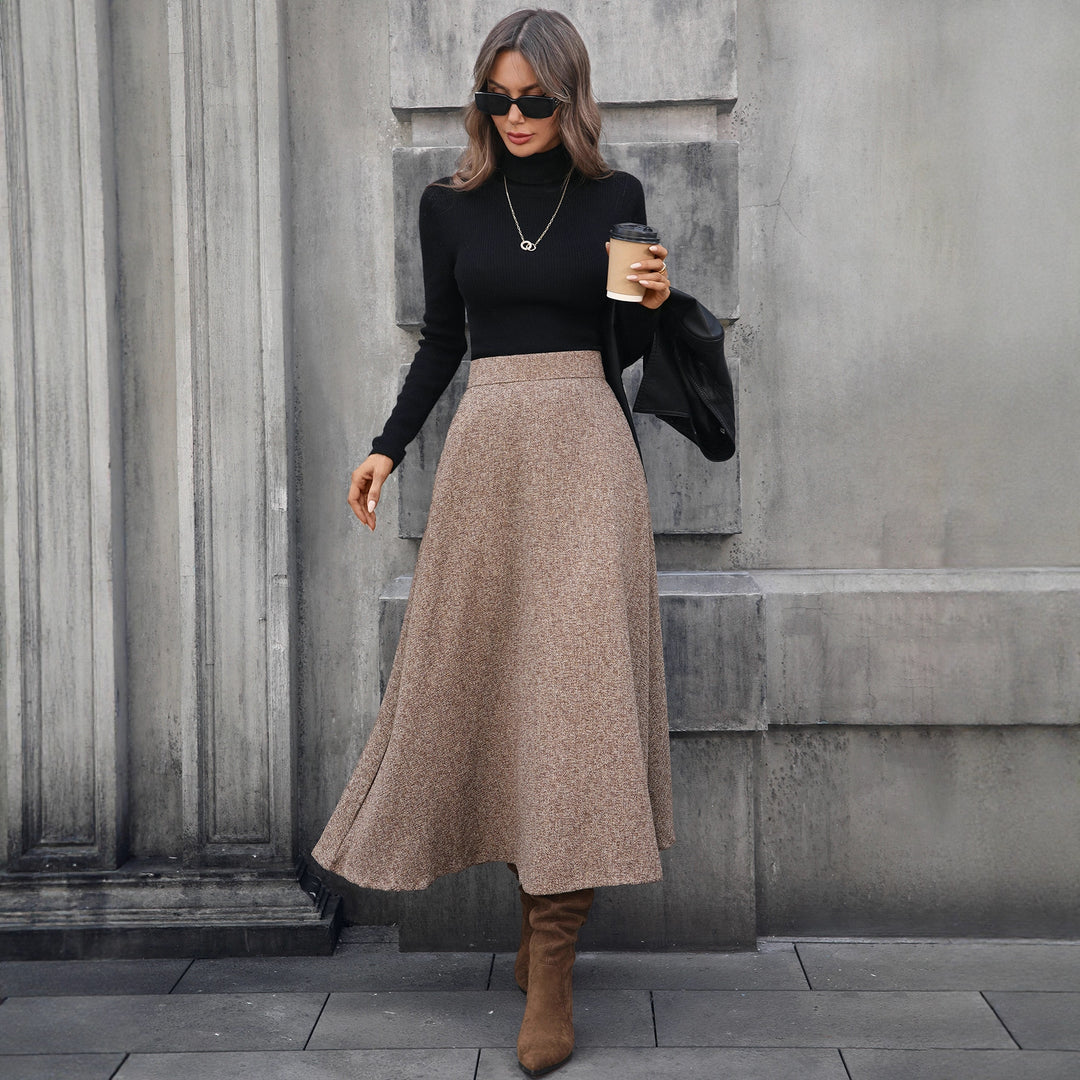 Jupe évasée à large coupe pour femmes Chic & Stil