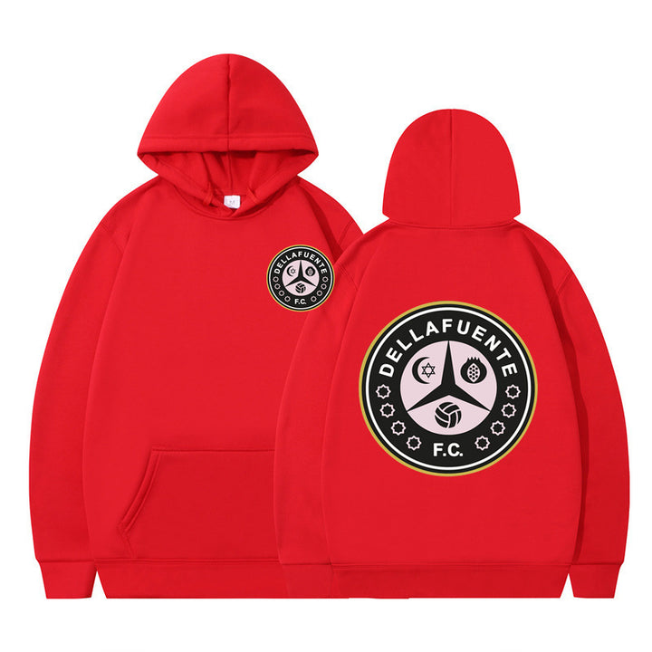 Women's hoodie with distinctive logo and soft fleece Lune London