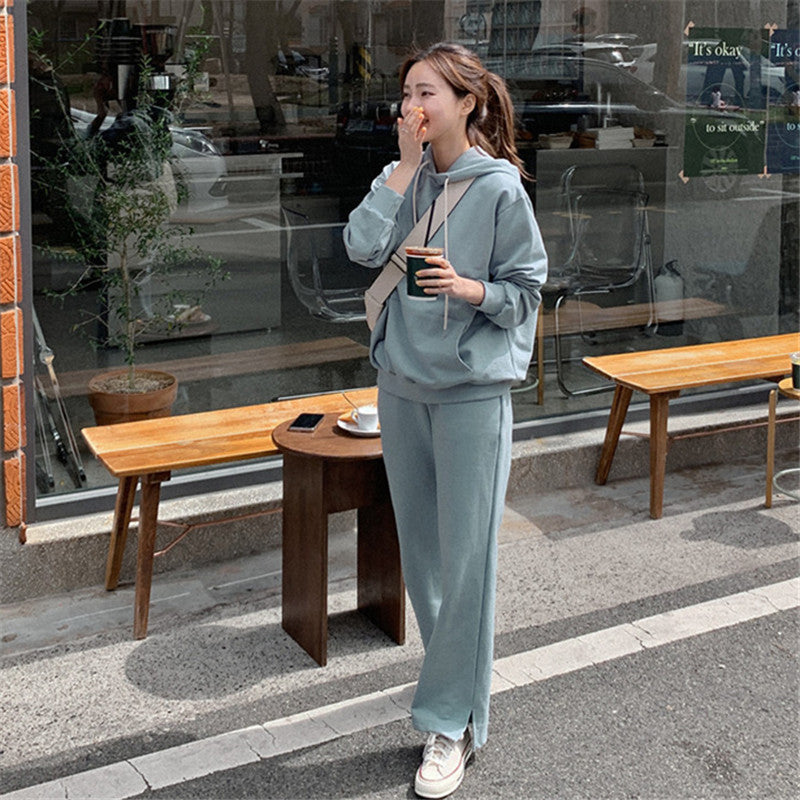 Ensemble de sweat à capuche décontracté pour femmes et pantalons de jogging Chic & Stil