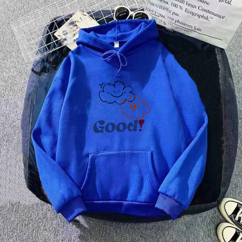 Women's hoodie with playful cloud design Chic & Stil