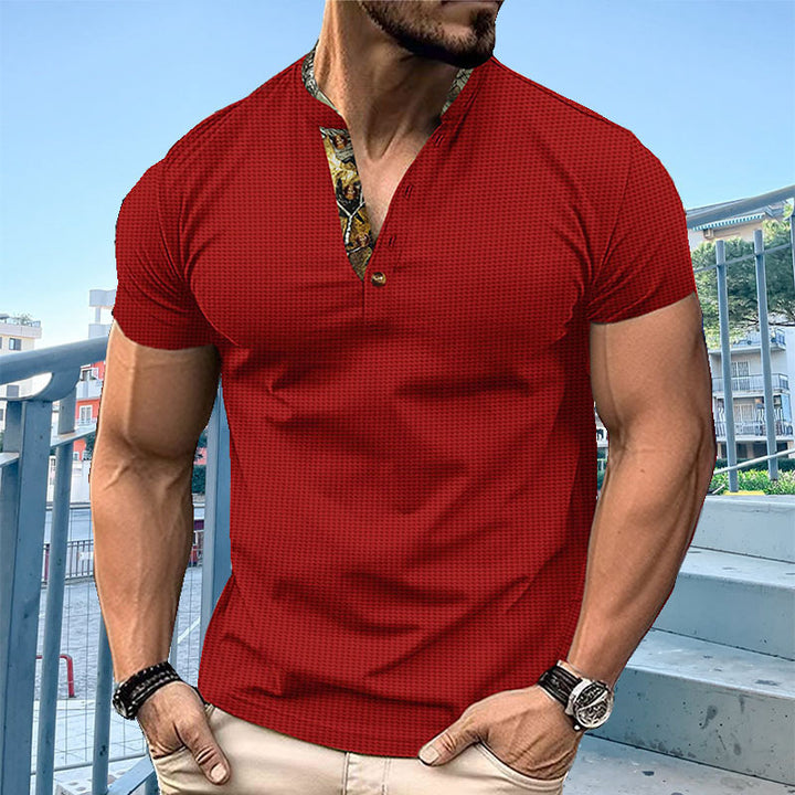 Men's polo with modern collar Lune London