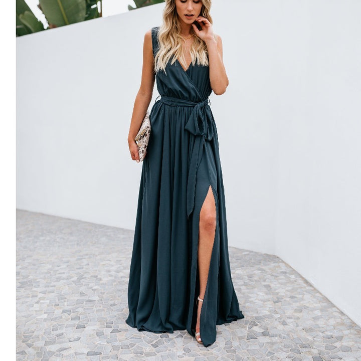 Ladies Elegant Maxi Dress Lune London