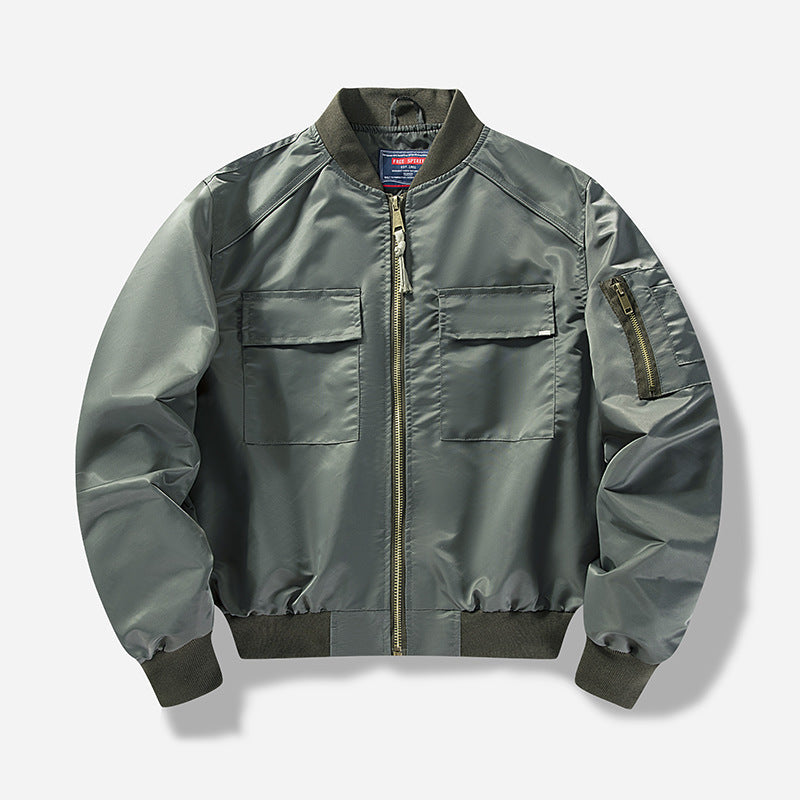 Utility camo bomber jacket for men Chic und Style