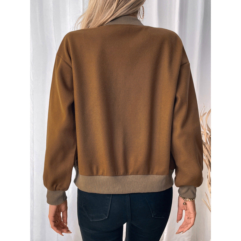 Fashion overshirt for women with snap button closure and side pockets Lune London