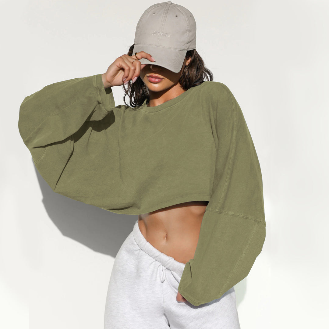 Women's casual crop sweater Lune London