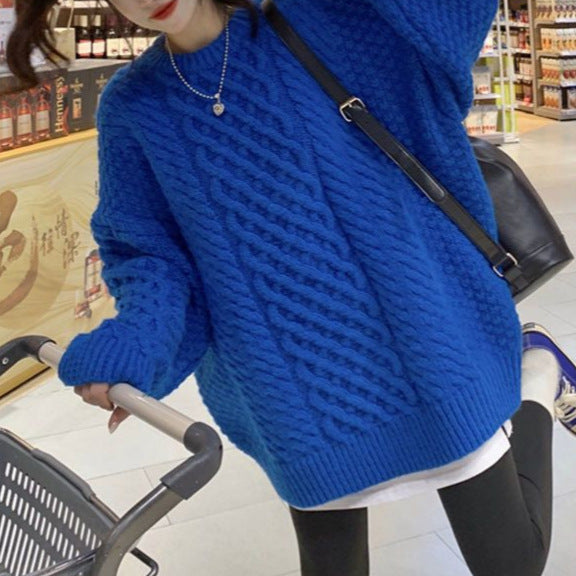 Pull en maille épaisse pour femmes avec une structure unique Chic & Stil