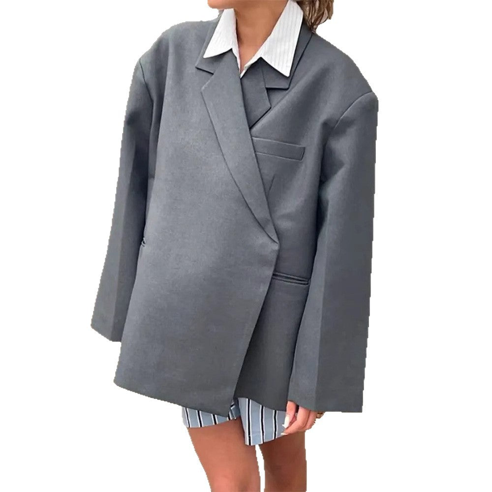 Oversized blazer for women with elegant pocket and chic lapel Lune London