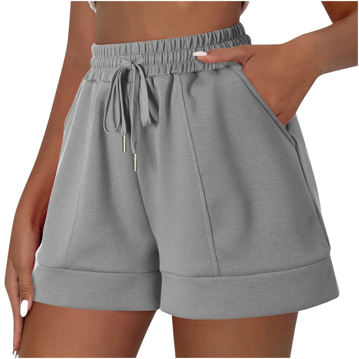 Ladies High Waist Casual Cut Chic Lounge Shorts and Style