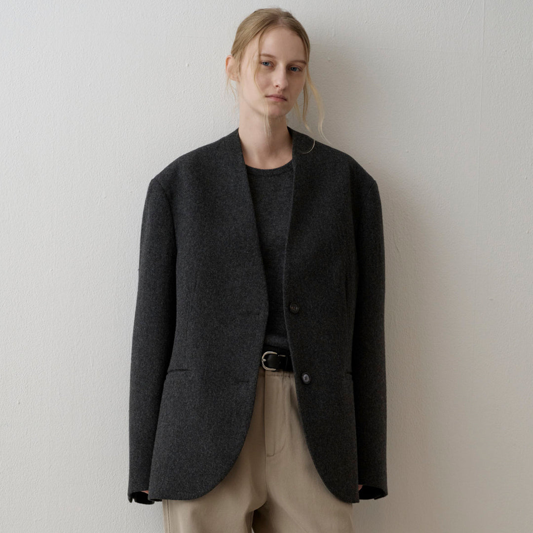 Blazer en tricot élégant pour femme avec coupe asymétrique Chic & Stil