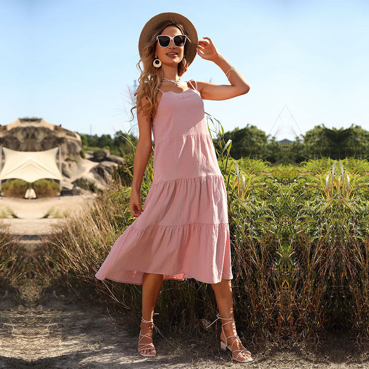 Lune London Adjustable Strap Sunny Maxi Dresses for Women