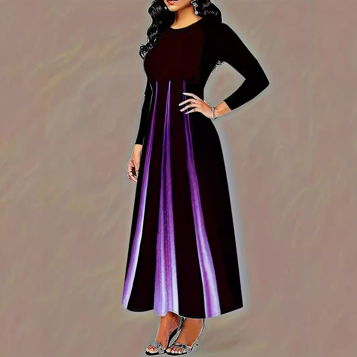 Maxi dress for women with side inserts and practical pockets Lune London
