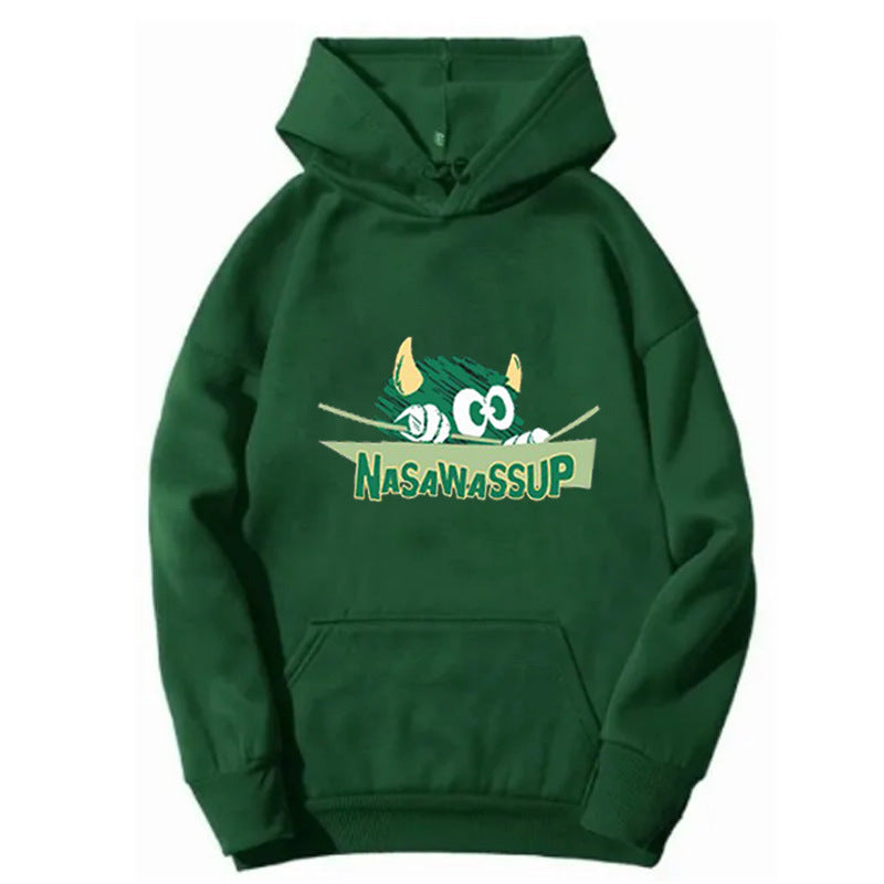 Women's hoodie with playful motif Chic & Stil