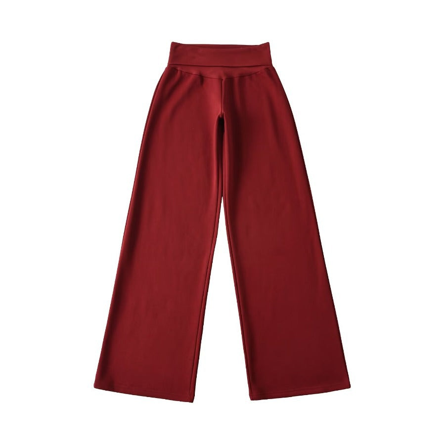 Loose-fitting jogger pants for women with high waist and soft texture Lune London
