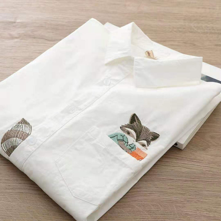 Blouse femme à manches longues avec motif animal Chic & Stil