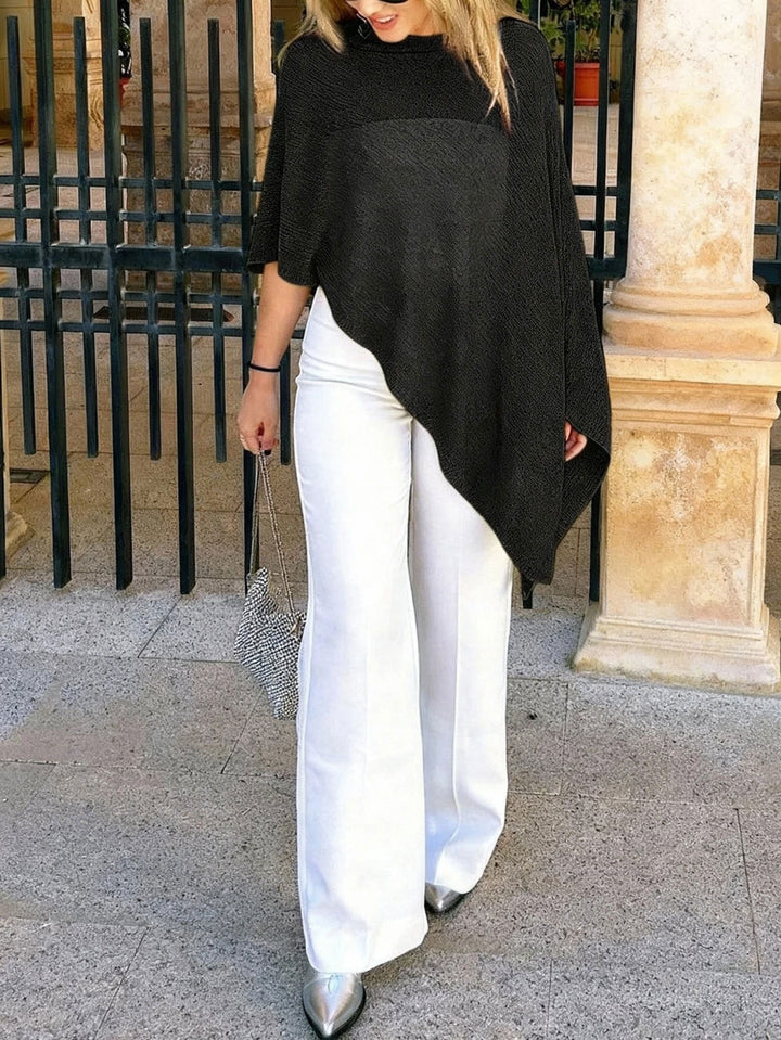 Chic & Stil Elegant and stylish poncho blouse for women