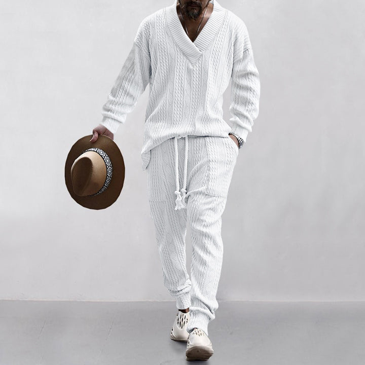 Men's knit jacket and pants set Lune London
