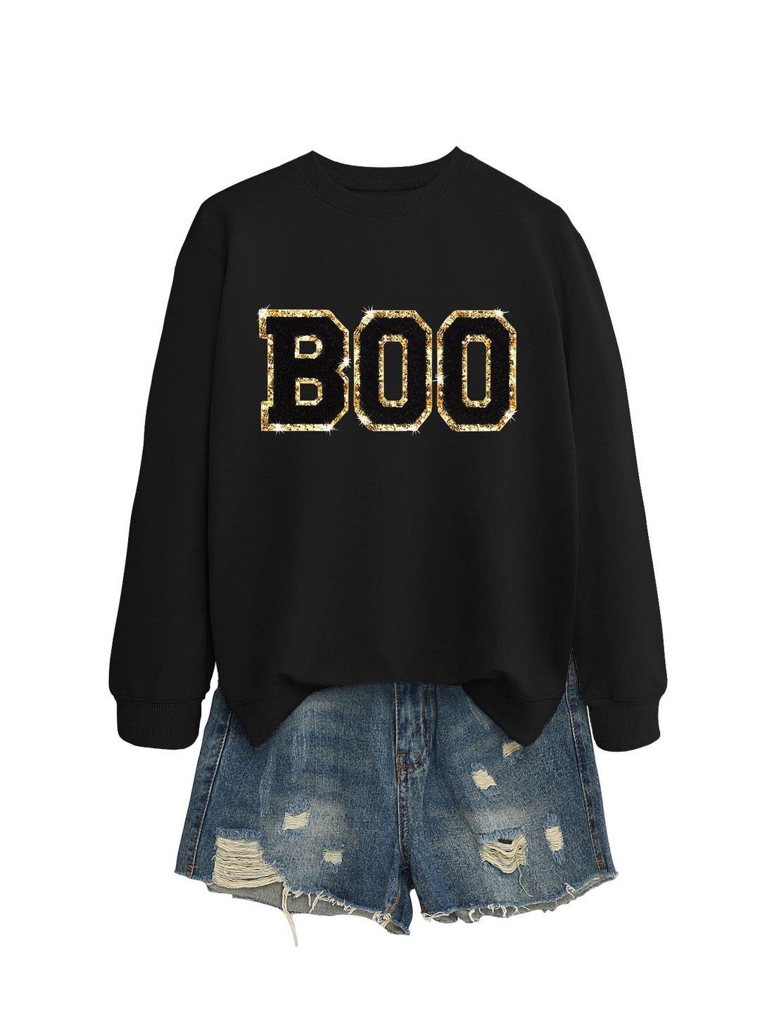Sweat-shirt femme avec impression scintillante Chic & Stil