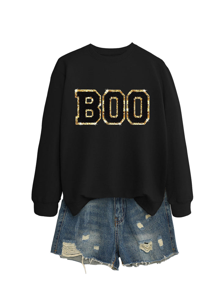 Sweat-shirt femme avec impression scintillante Chic & Stil