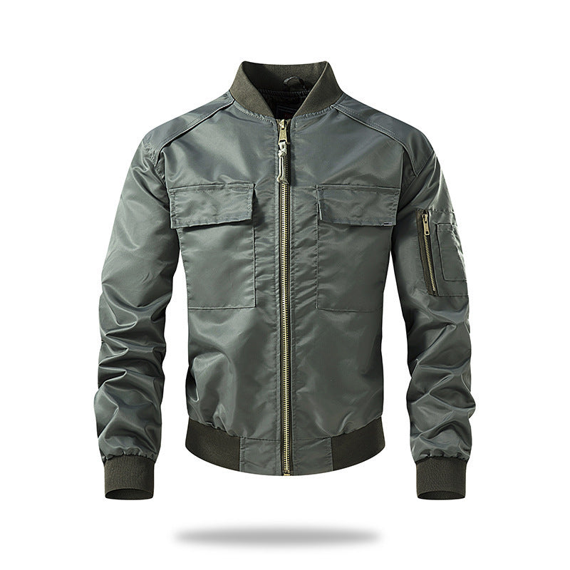 Lightweight and durable bomber jacket for men with Lune London technical details