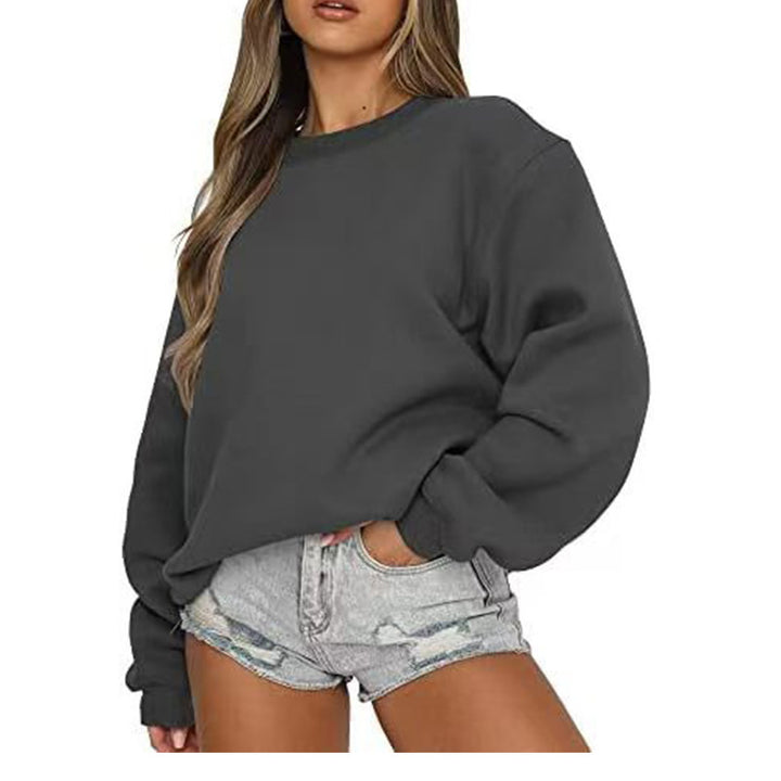 Ladies Oversized Sweatshirt with a relaxed fit and soft sleeves Lune London