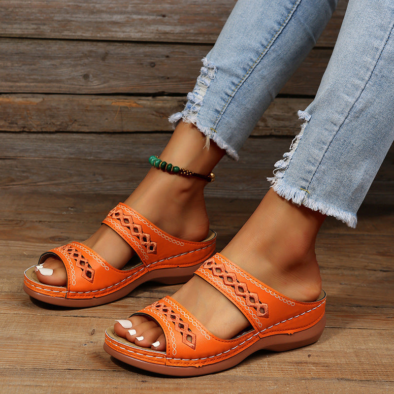 Lune London Decorative Slip-On Sandals for Women