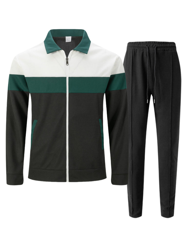 Men's sports tracksuit set with breathable material and functional pockets Lune London