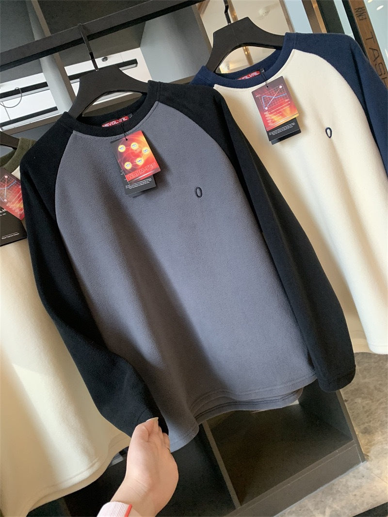 Femme haut en polaire avec manches raglan et grand confort de port Chic & Stil