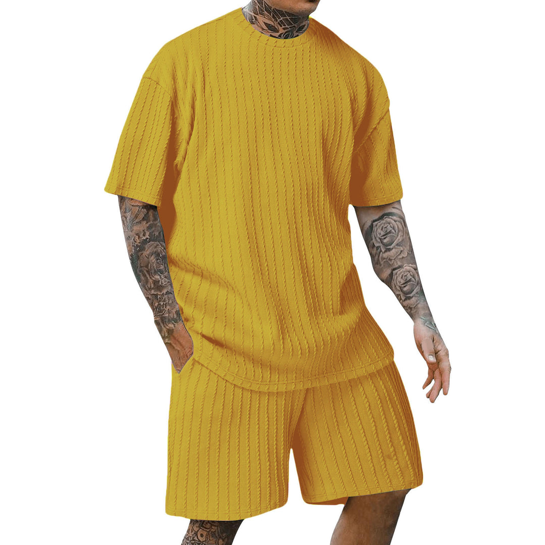 Modern leisure set for men with structured design Lune London