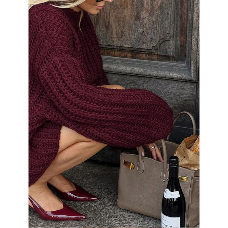 Ladies Oversized Chic Knit Sweater and Knit