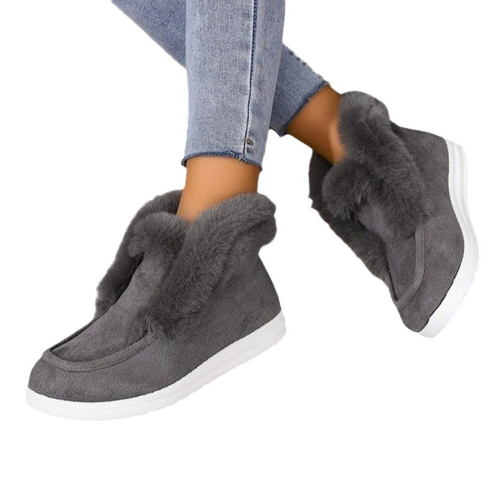 Leisure shoes for women with fleece lining, comfortable fit, and non-slip sole Lune London