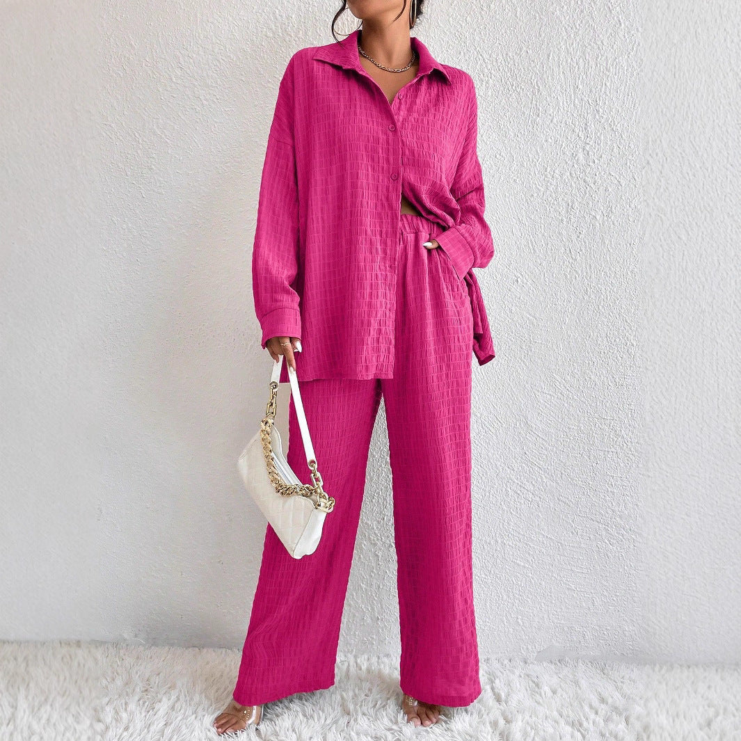 Women Comfortable Casual Long Sleeve Set Lune London