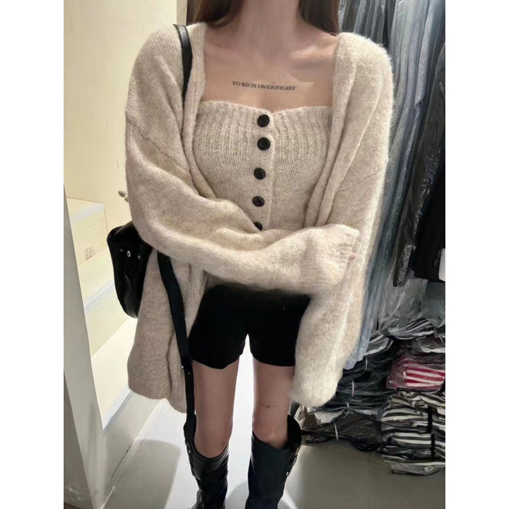 Gilet pour femmes avec détails de boutons et coupe ample Chic & Stil