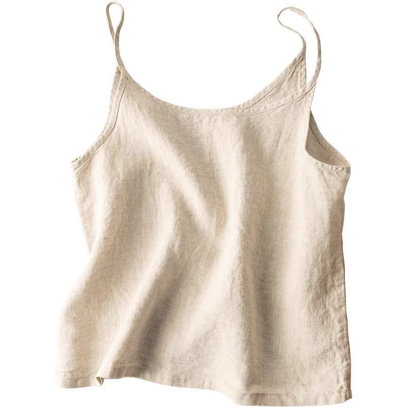 Women's Lightweight Linen Camisole Top Lune London