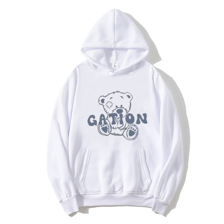 Women's hoodie with cute bear motif Chic & Stil