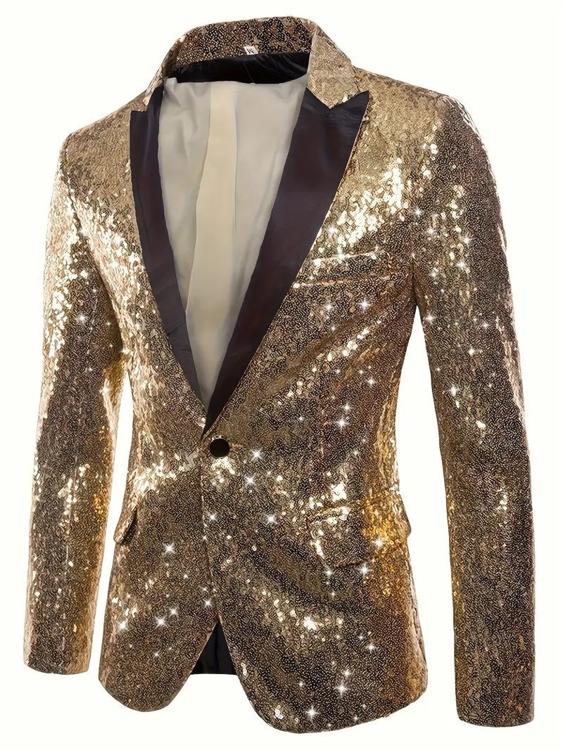 Elegant sequin jacket for men with a modern design Lune London