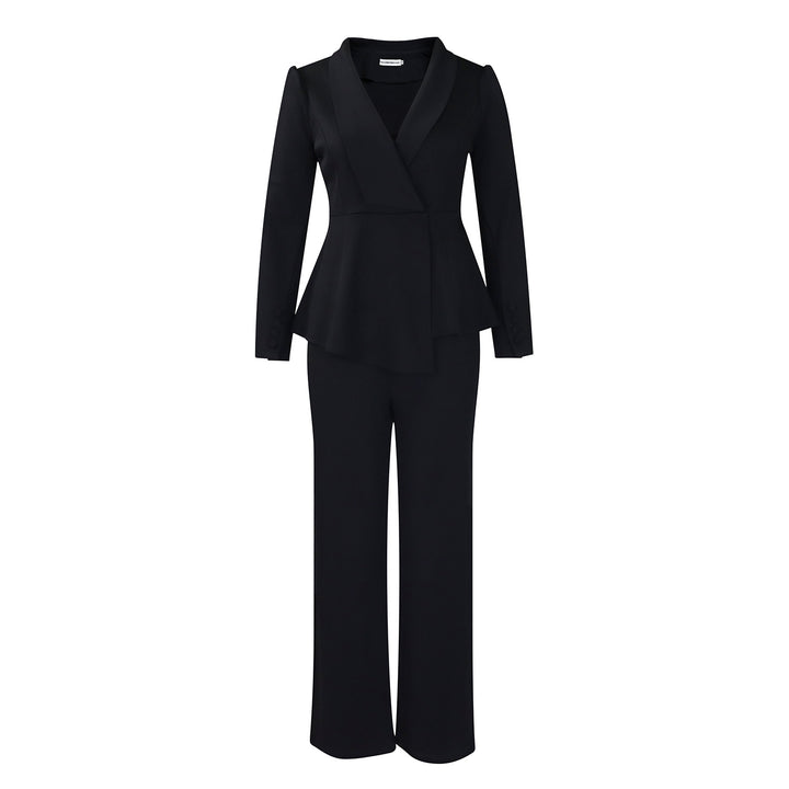 Ladies' set with elegant cut and fluid blazer Lune London