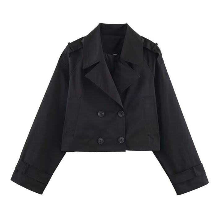 Manteau trench court pour femmes Chic & Stil