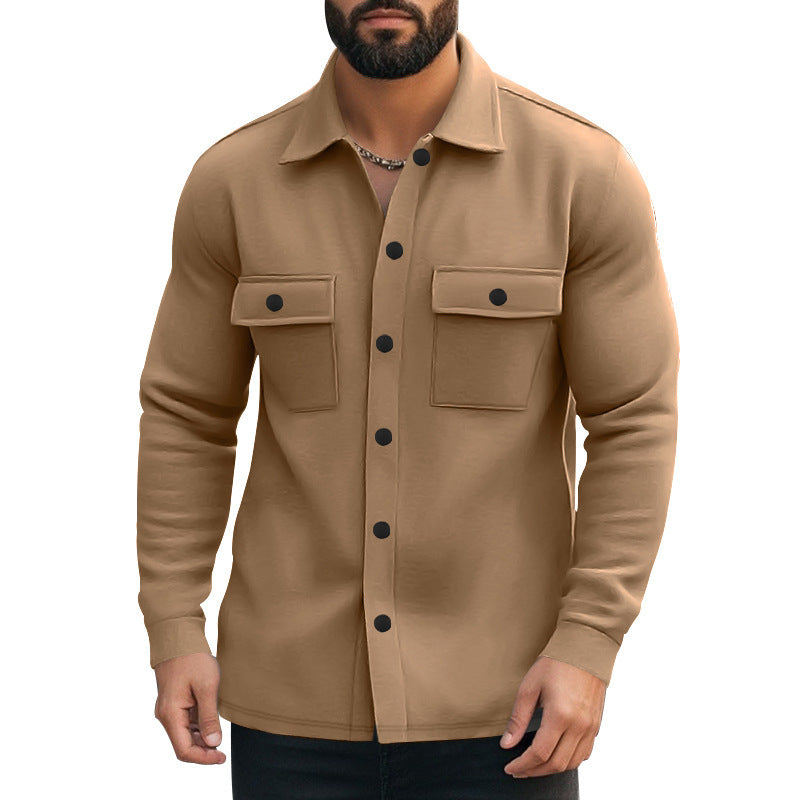 Trendy flannel jacket for men with practical pockets Lune London