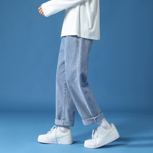 Jeans Lune London taille haute pour hommes coupe relaxed-fit