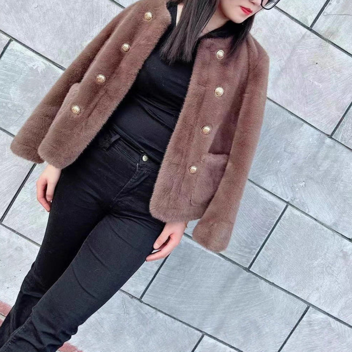 Veste douce élégante pour femmes avec boutons élégants Chic & Stil