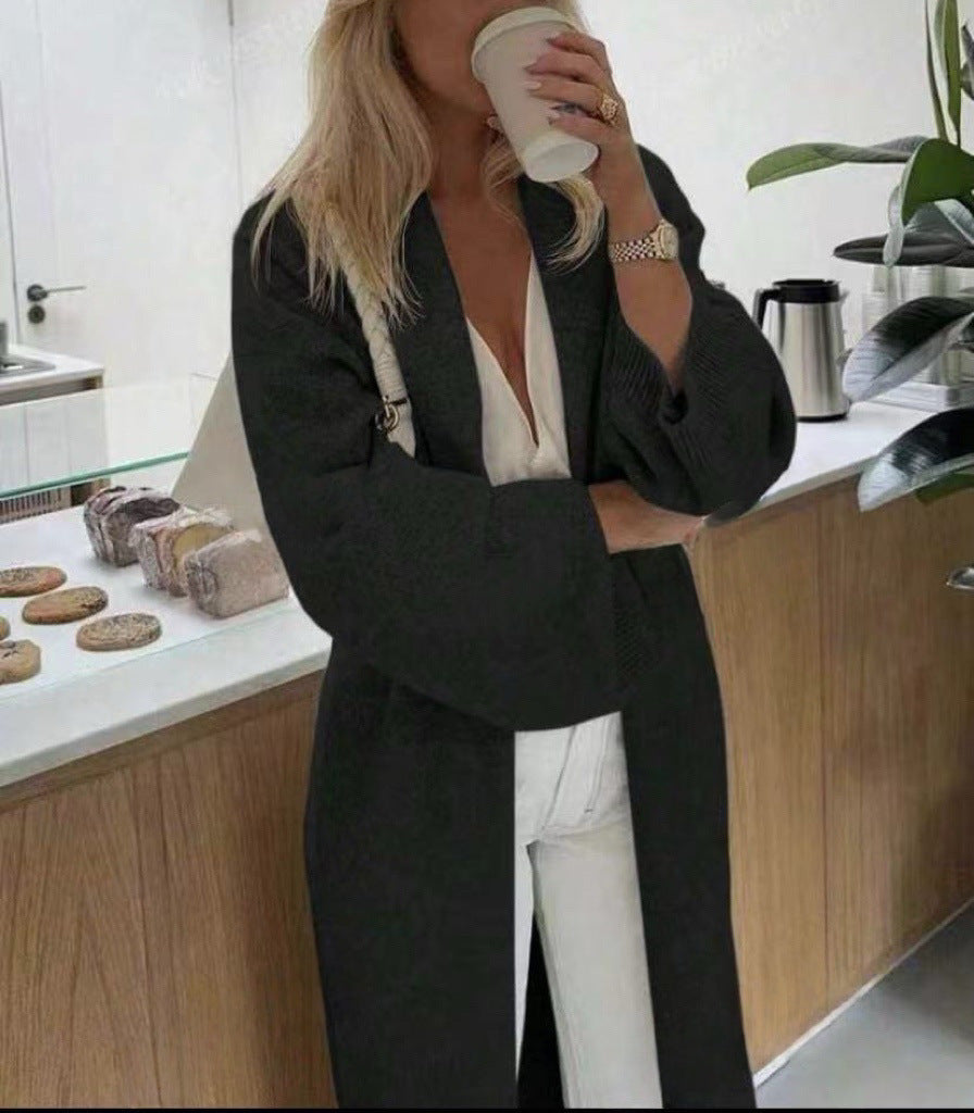 Ladies casual oversized cardigan Lune London