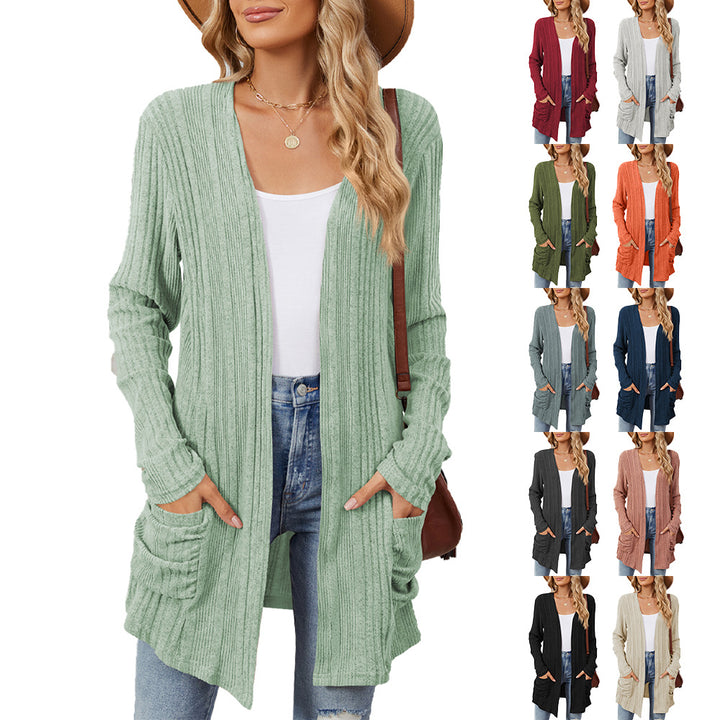 Ladies casual knit cardigan Lune London