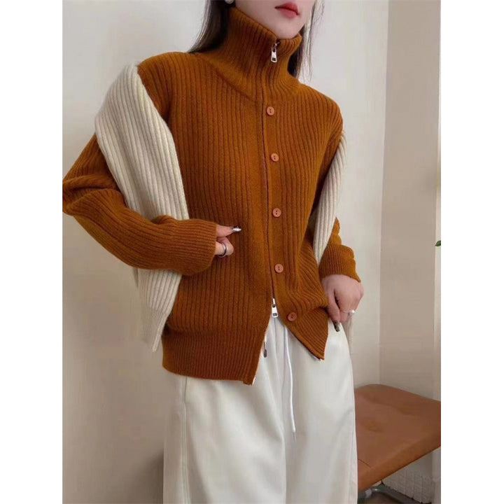 Pull en maille côtelée de haute qualité pour femmes avec design élégant Chic & Stil