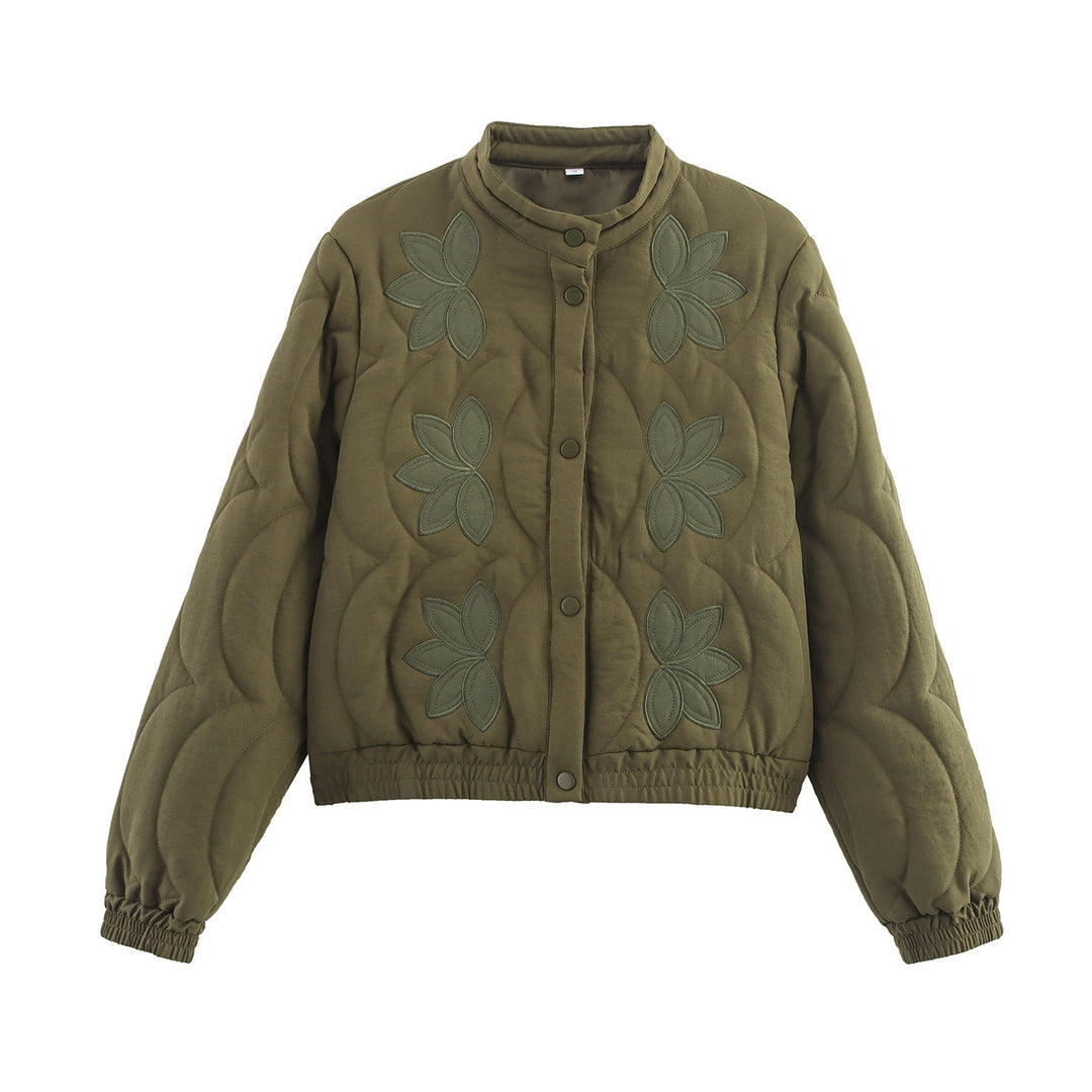Quilted leisure jacket for women with floral design Lune London