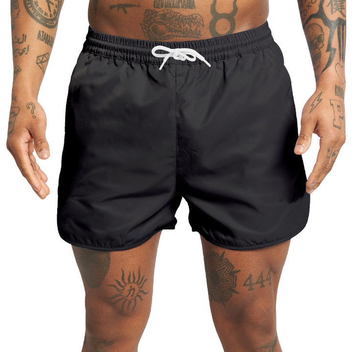 Shorts de bain pour hommes avec taille élastique et poches latérales pratiques Lune London