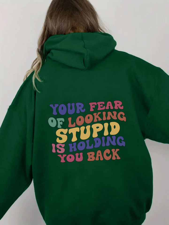 Women's hoodie with inspiring statement print Lune London