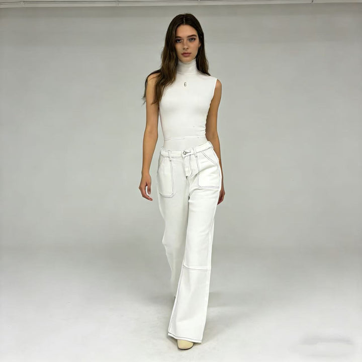 Women's High-Waist Jeans in Vintage Style Lune London