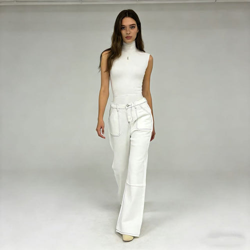 Women's High-Waist Jeans in Vintage Style Lune London